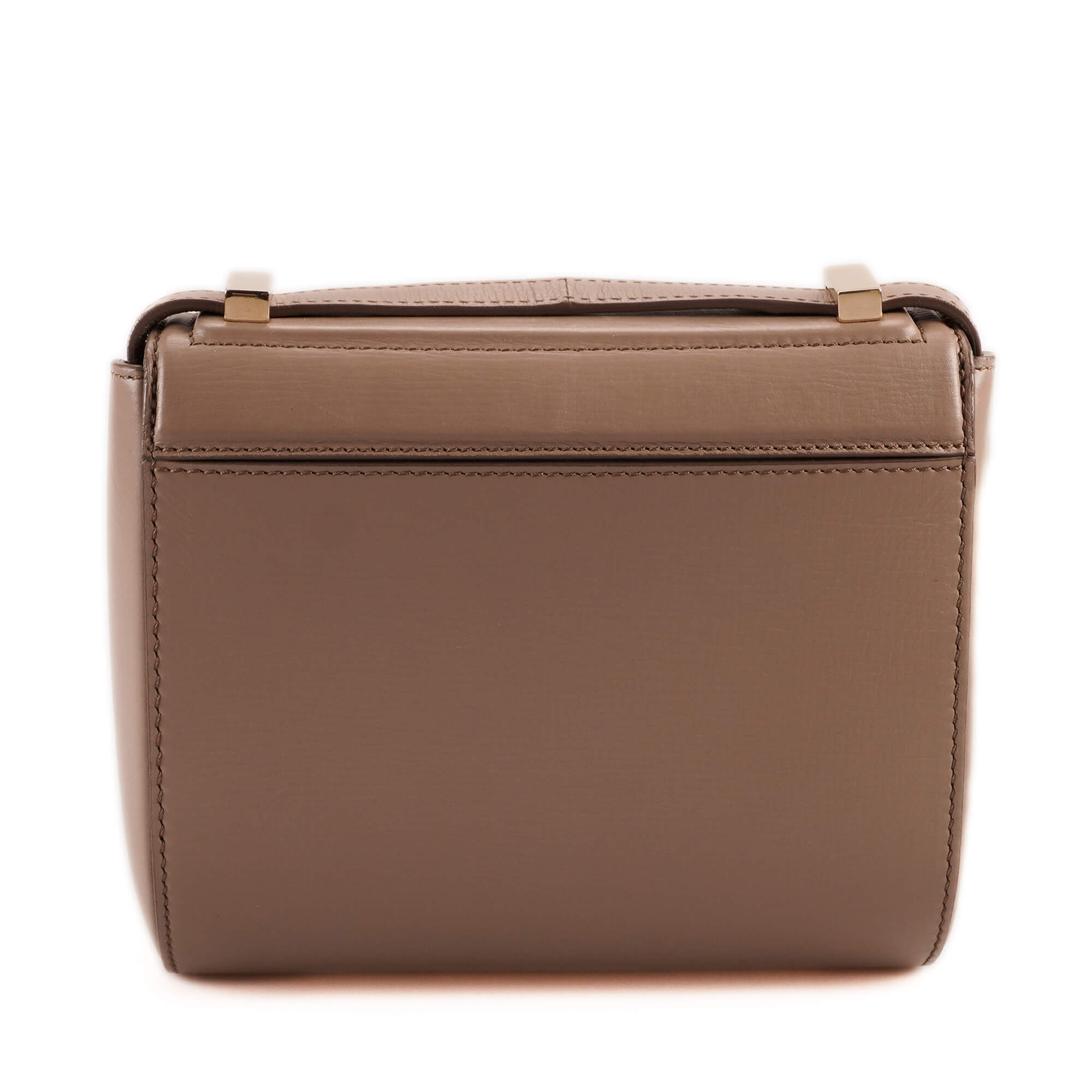 Givenchy - Etoupe Box Leather Mini Pandora Bag 